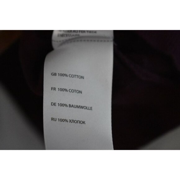 Men's HB Purple Burgundy V-neck Sweater Big and Tall Size 2XL - Picture 7 of 7